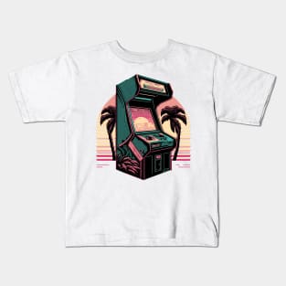 Retro Arcade Machine Kids T-Shirt